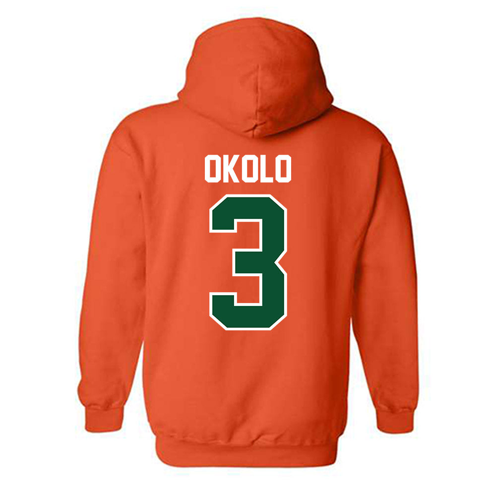 Miami - NCAA Women's Basketball : Soma Okolo - Classic Shersey Hooded Sweatshirt-1