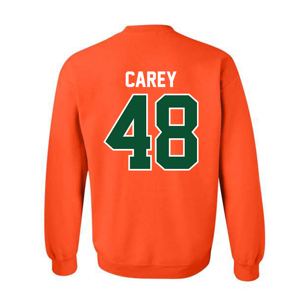 Miami - NCAA Women's Soccer : sage carey - Classic Shersey Crewneck Sweatshirt-1