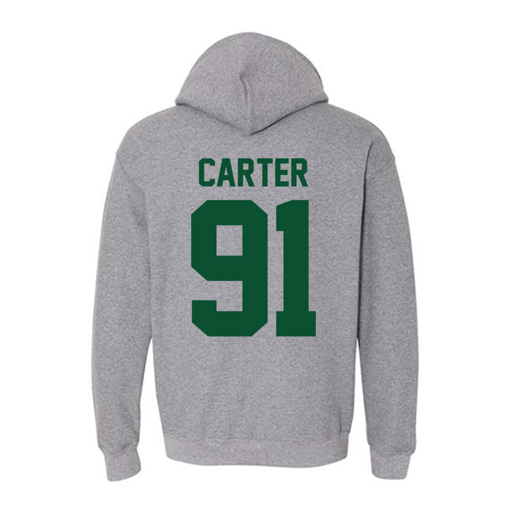 Miami - NCAA Football : Jarquez Carter - Classic Shersey Hooded Sweatshirt-1