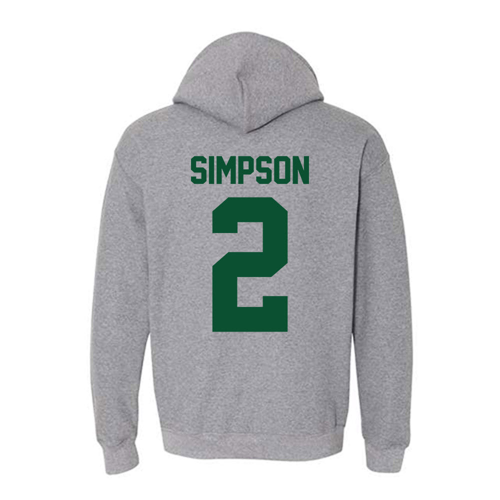 Miami - NCAA Women's Soccer : Emilie Simpson - Classic Shersey Hooded Sweatshirt-1