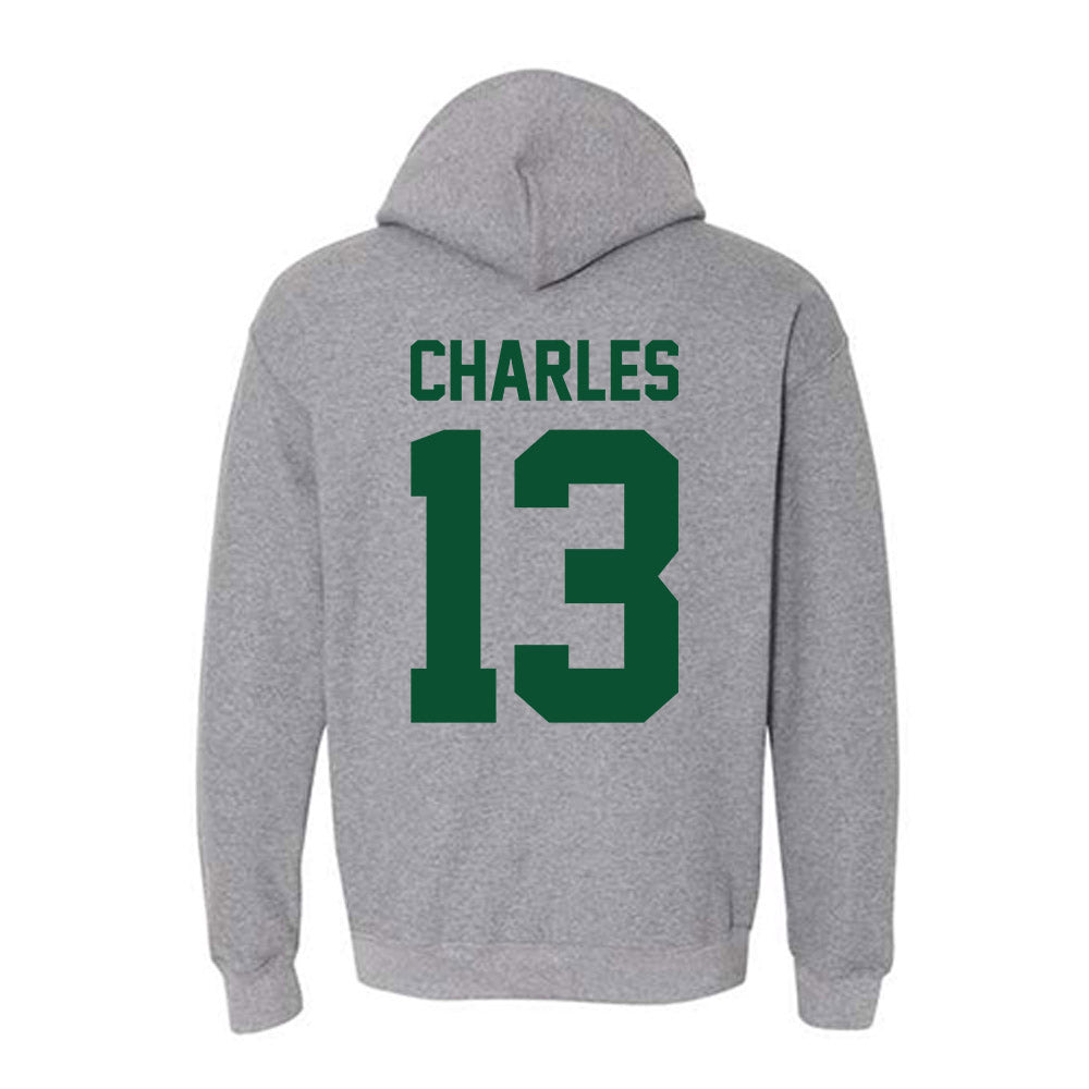 Miami - NCAA Football : Asharri Charles - Classic Shersey Hooded Sweatshirt-1