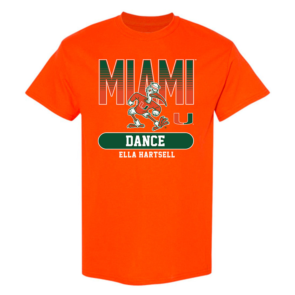 Miami - NCAA Dance Team : Ella Hartsell - Classic Fashion Shersey T-Shirt-0