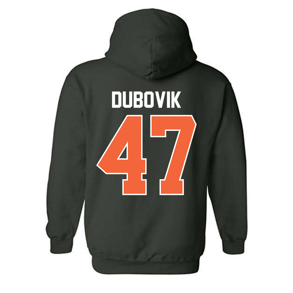 Miami - NCAA Baseball : Dylan Dubovik - Sports Shersey Hooded Sweatshirt-1