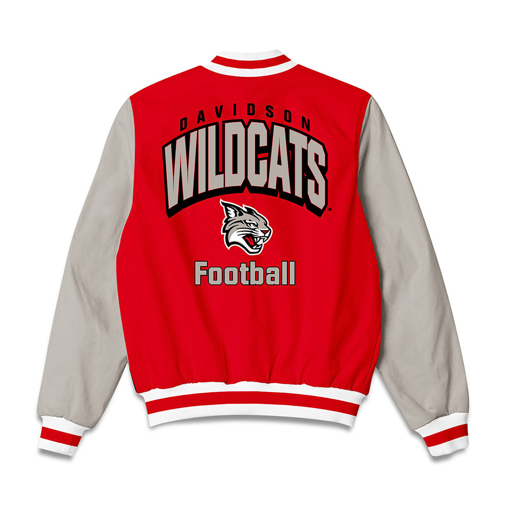 Davidson - NCAA Football : Hayden Bender - Bomber Jacket-1