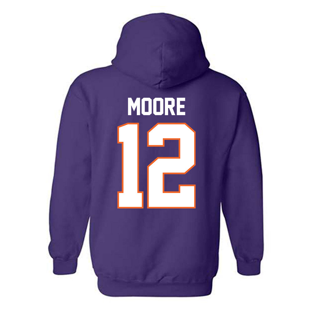 Clemson - NCAA Women's Basketball : Mia Moore - Classic Shersey Hooded Sweatshirt