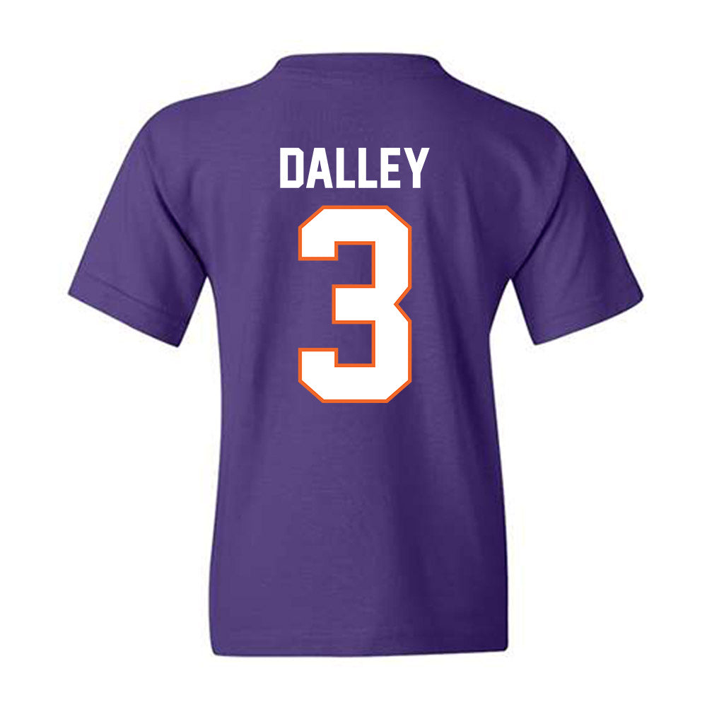 Clemson - NCAA Baseball : Ty Dalley - Classic Shersey Youth T-Shirt-1