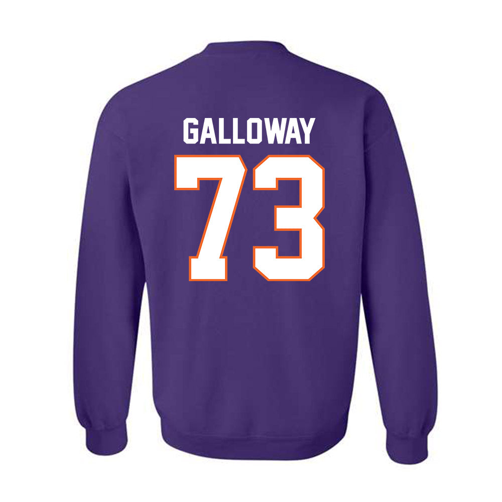 Clemson - NCAA Football : Hayes Galloway - Classic Shersey Crewneck Sweatshirt-1