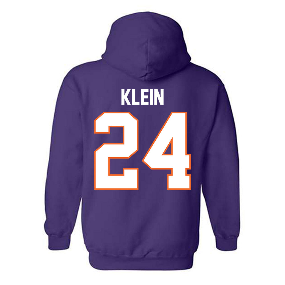 Clemson - NCAA Women's Soccer : Reese Klein - Classic Shersey Hooded Sweatshirt-1
