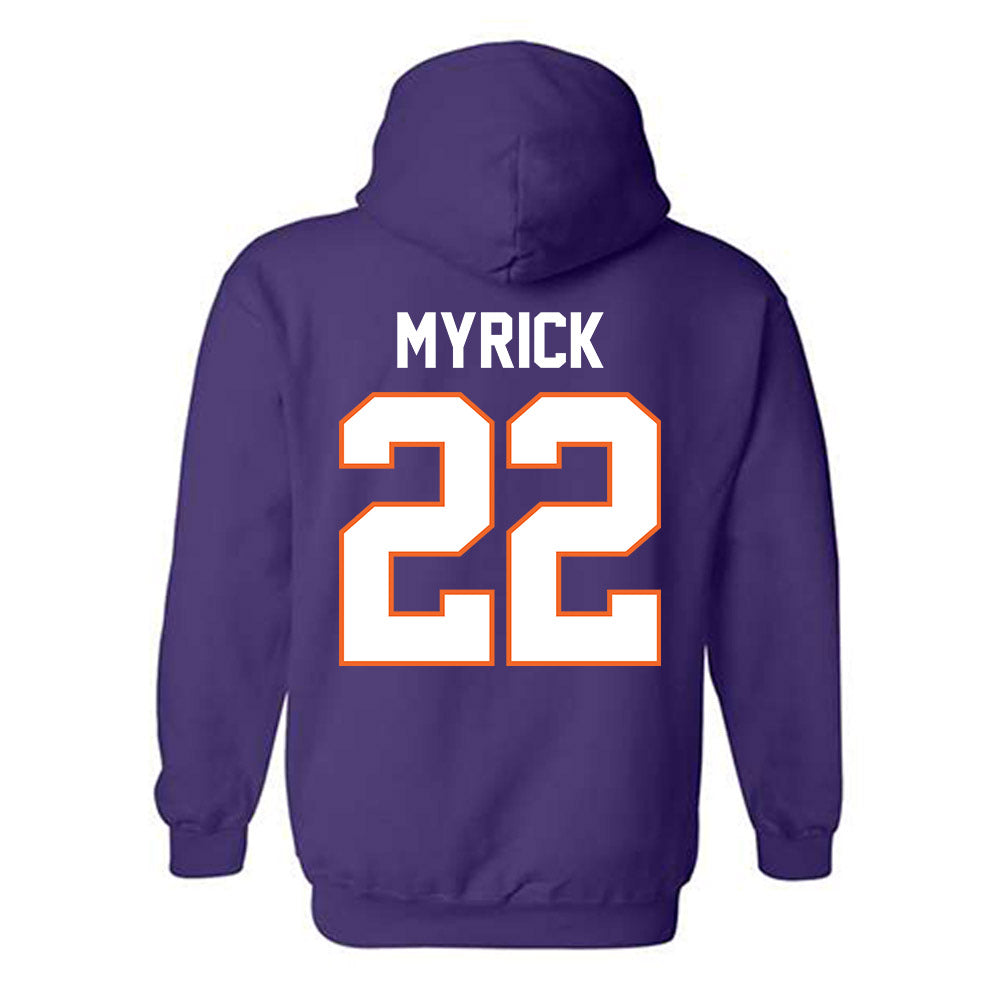 Clemson - NCAA Football : Corey Myrick - Classic Shersey Hooded Sweatshirt-1