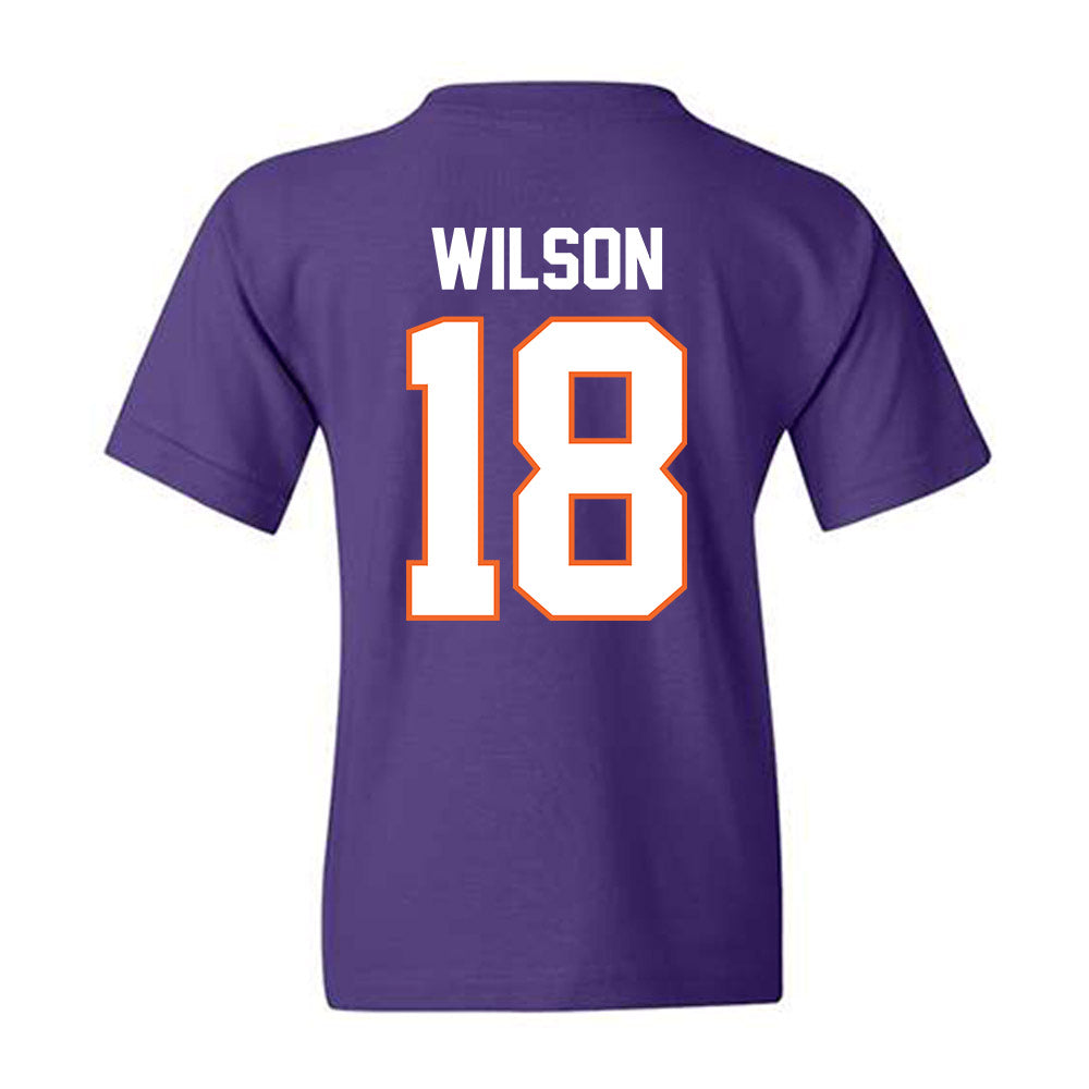 Clemson - NCAA Football : Tayveon Wilson - Classic Shersey Youth T-Shirt-1