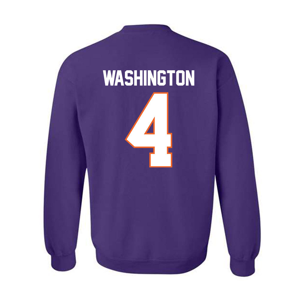 Clemson - NCAA Women's Volleyball : Brianna Washington - Classic Shersey Crewneck Sweatshirt-1
