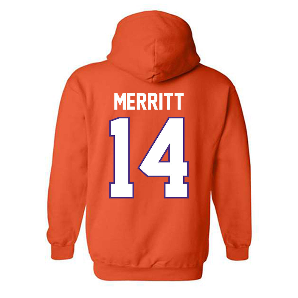 Clemson - NCAA Football : London Merritt - Classic Shersey Hooded Sweatshirt-1