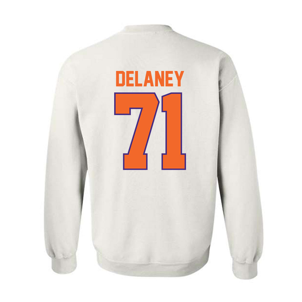 Clemson - NCAA Football : Leo Delaney - Classic Shersey Crewneck Sweatshirt-1