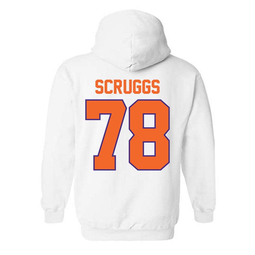 Clemson - NCAA Football : Carter Scruggs - Classic Shersey Hooded Sweatshirt-1