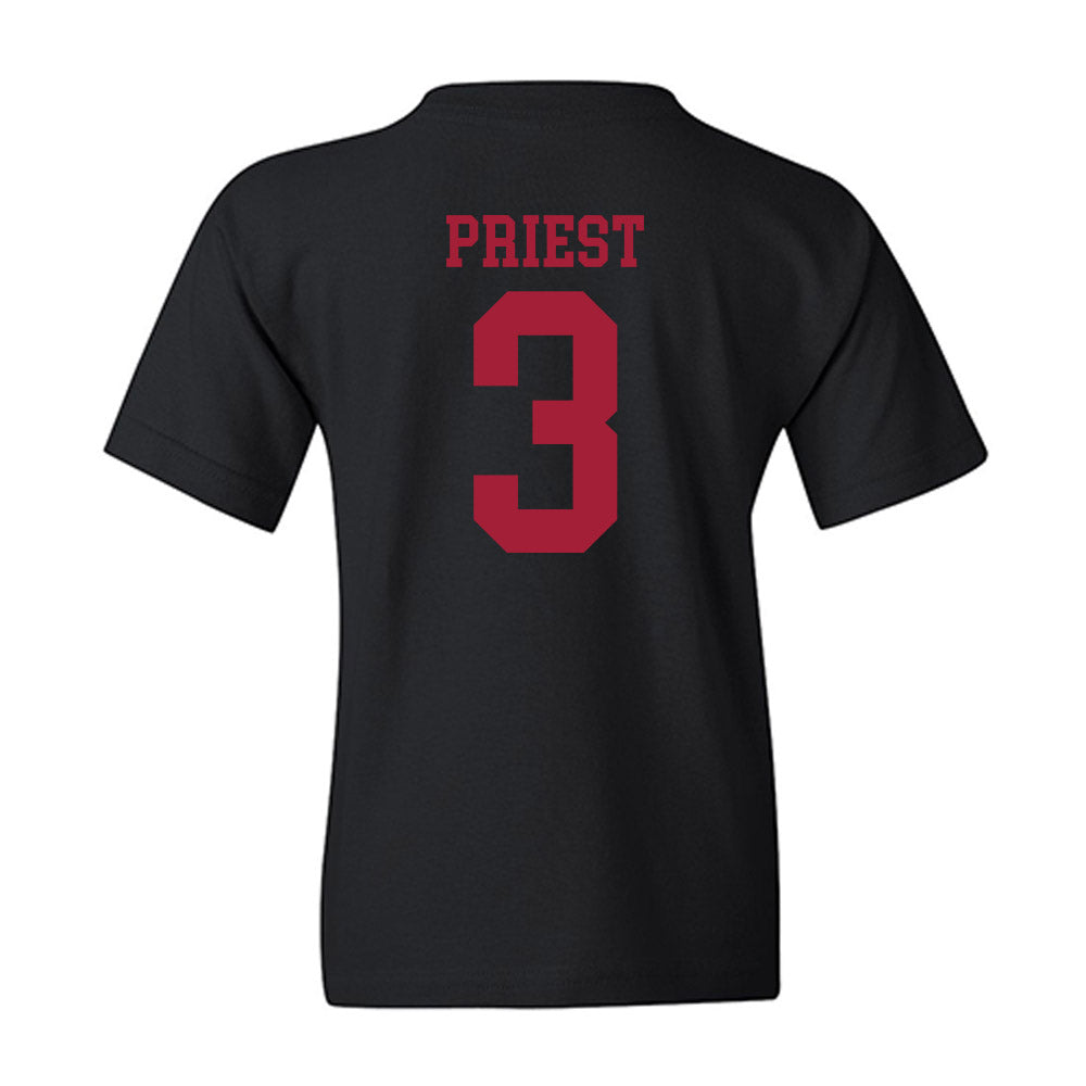 WSU - NCAA Baseball : Matthew Priest - Classic Shersey Youth T-Shirt-1