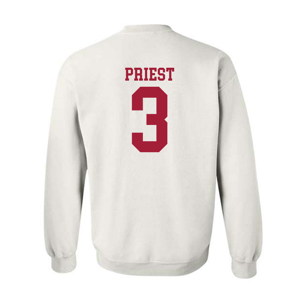 WSU - NCAA Baseball : Matthew Priest - Classic Shersey Crewneck Sweatshirt-1