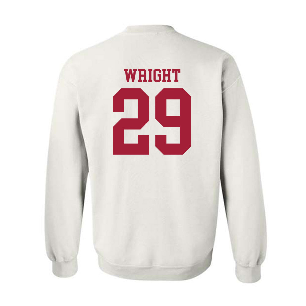WSU - NCAA Football : Erimus Wright - Classic Shersey Crewneck Sweatshirt-1