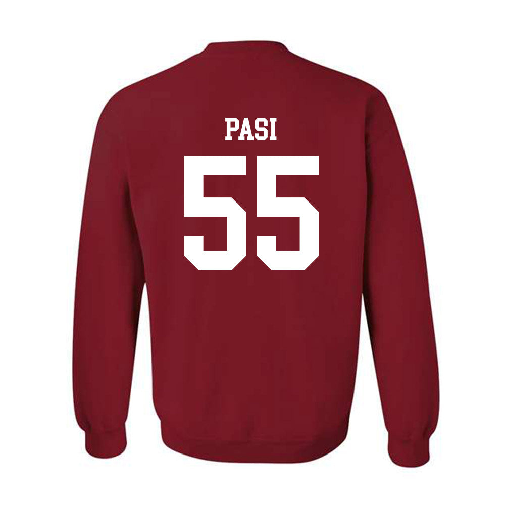 WSU - NCAA Football : Sione Pasi - Classic Fashion Shersey Crewneck Sweatshirt-1