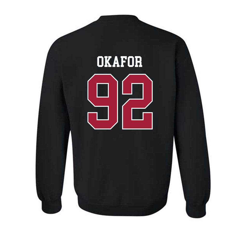 WSU - NCAA Football : Ike Okafor - Classic Fashion Shersey Crewneck Sweatshirt-1