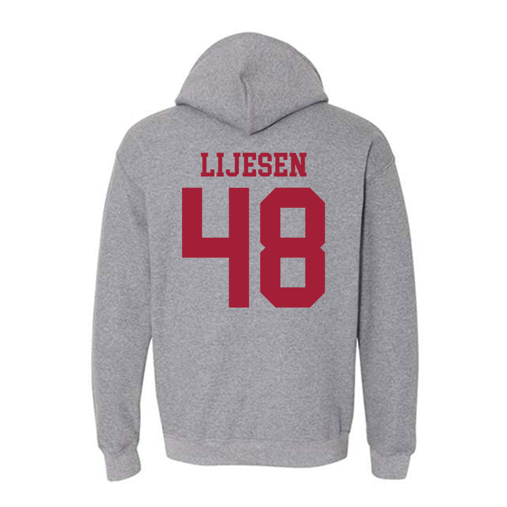 WSU - NCAA Football : Joshua Lijesen - Classic Fashion Shersey Hooded Sweatshirt-1