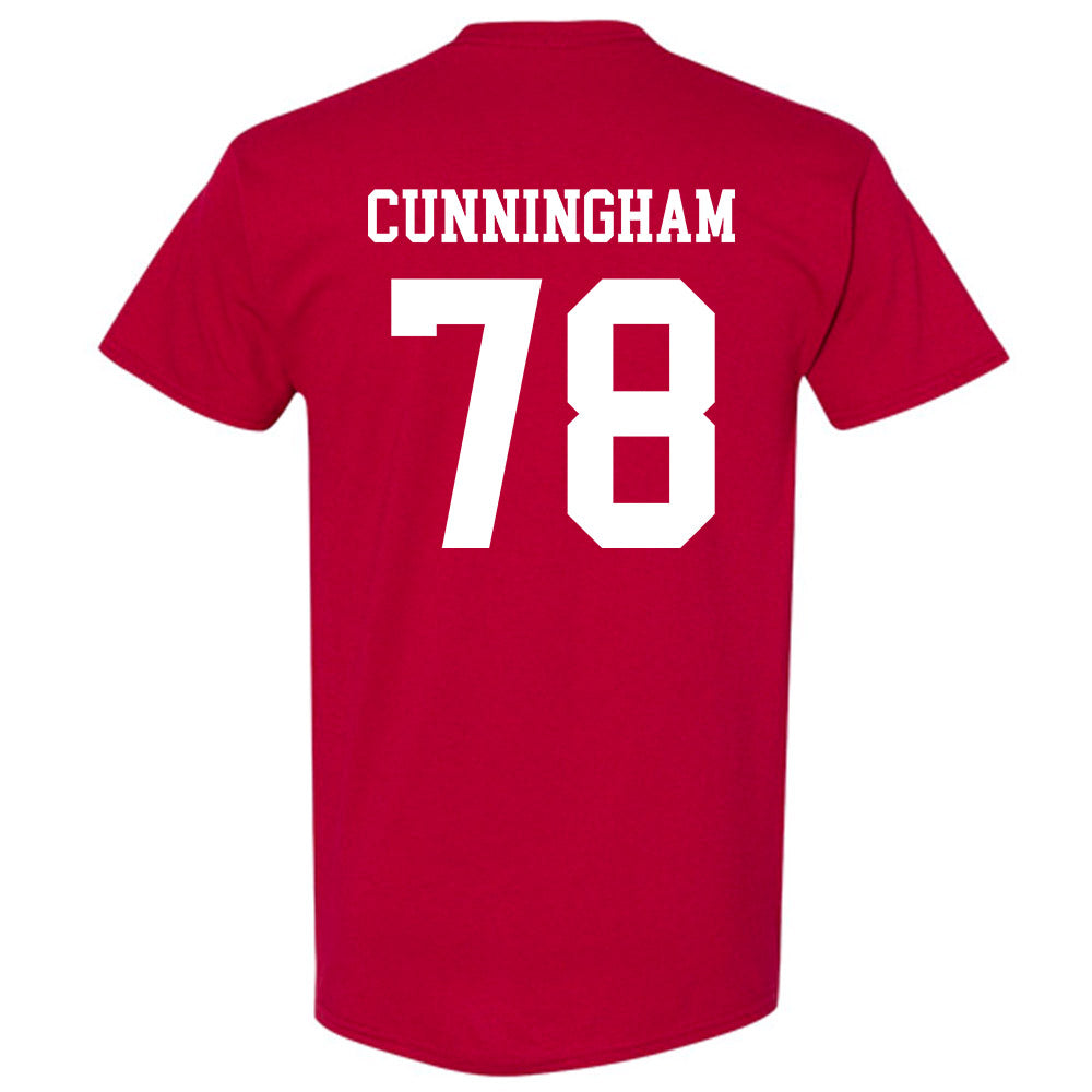 WSU - NCAA Football : Jorden Cunningham - Sports Shersey T-Shirt-1
