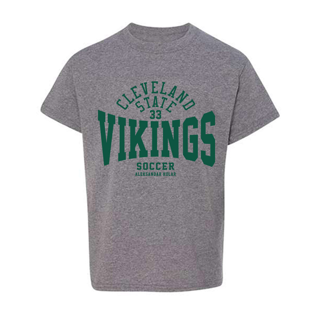 Cleveland State - NCAA Men's Soccer : Aleksandar Kolar - Classic Fashion Shersey Youth T-Shirt-0