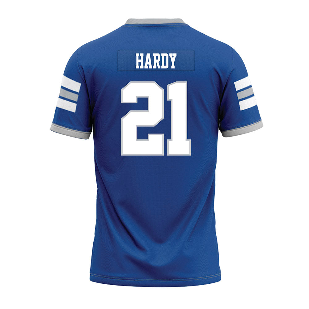MTSU - NCAA Football : Jason Hardy - Blue Premium Football Jersey-1