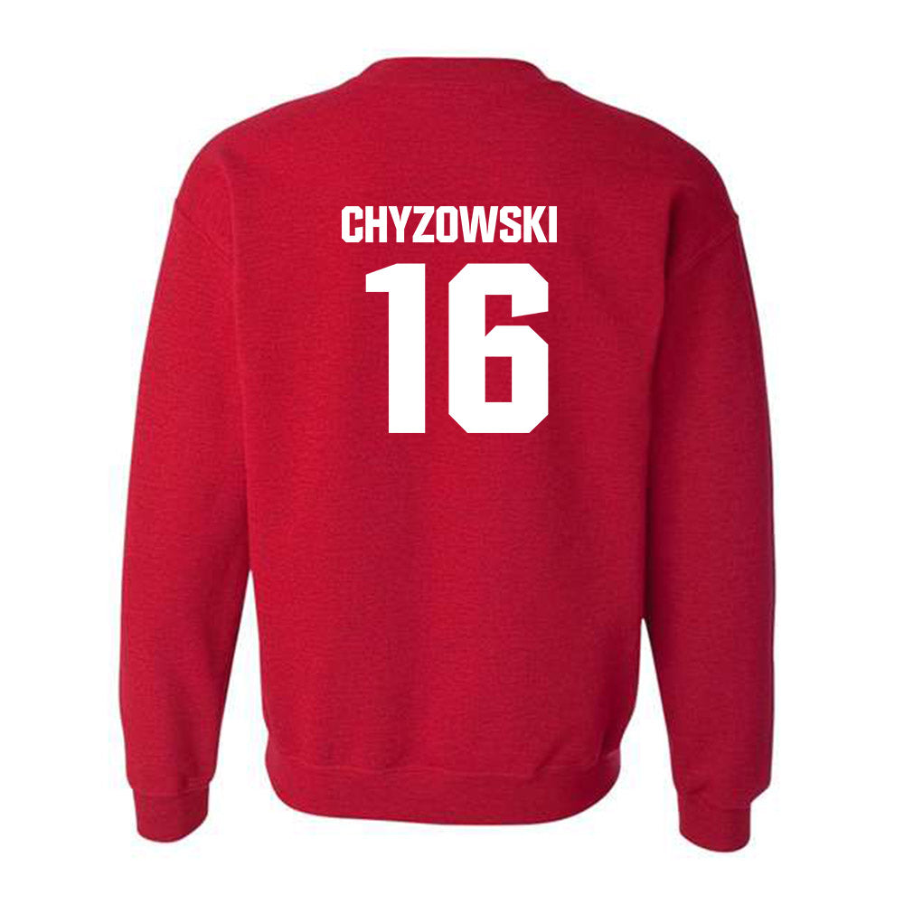 DU - NCAA Men's Ice Hockey : Kyle Chyzowski - Classic Shersey Crewneck Sweatshirt-1