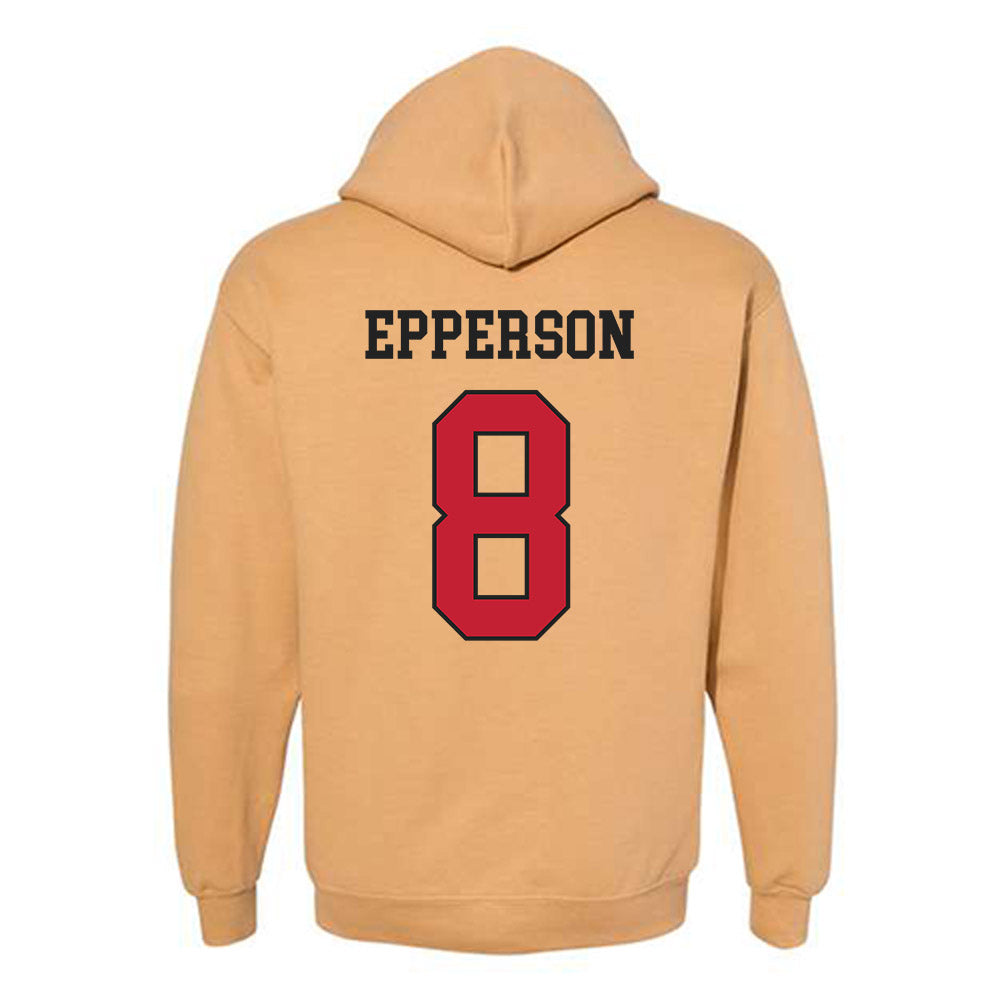 DU - NCAA Men's Ice Hockey : Kristian Epperson - Classic Shersey Hooded Sweatshirt-1