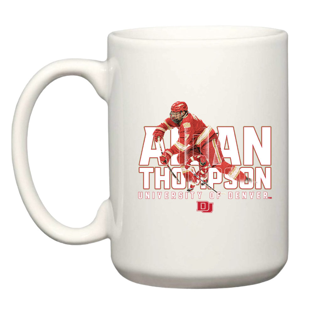 DU - NCAA Men's Ice Hockey : Aidan Thompson - Individual Caricature Coffee Mug