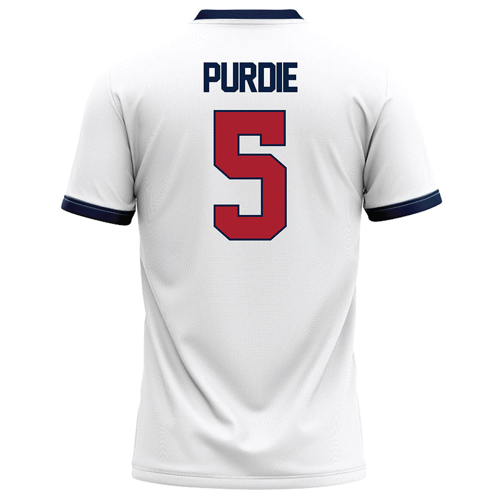 Liberty - NCAA Football : Deshawn Purdie - White Football Jersey-1
