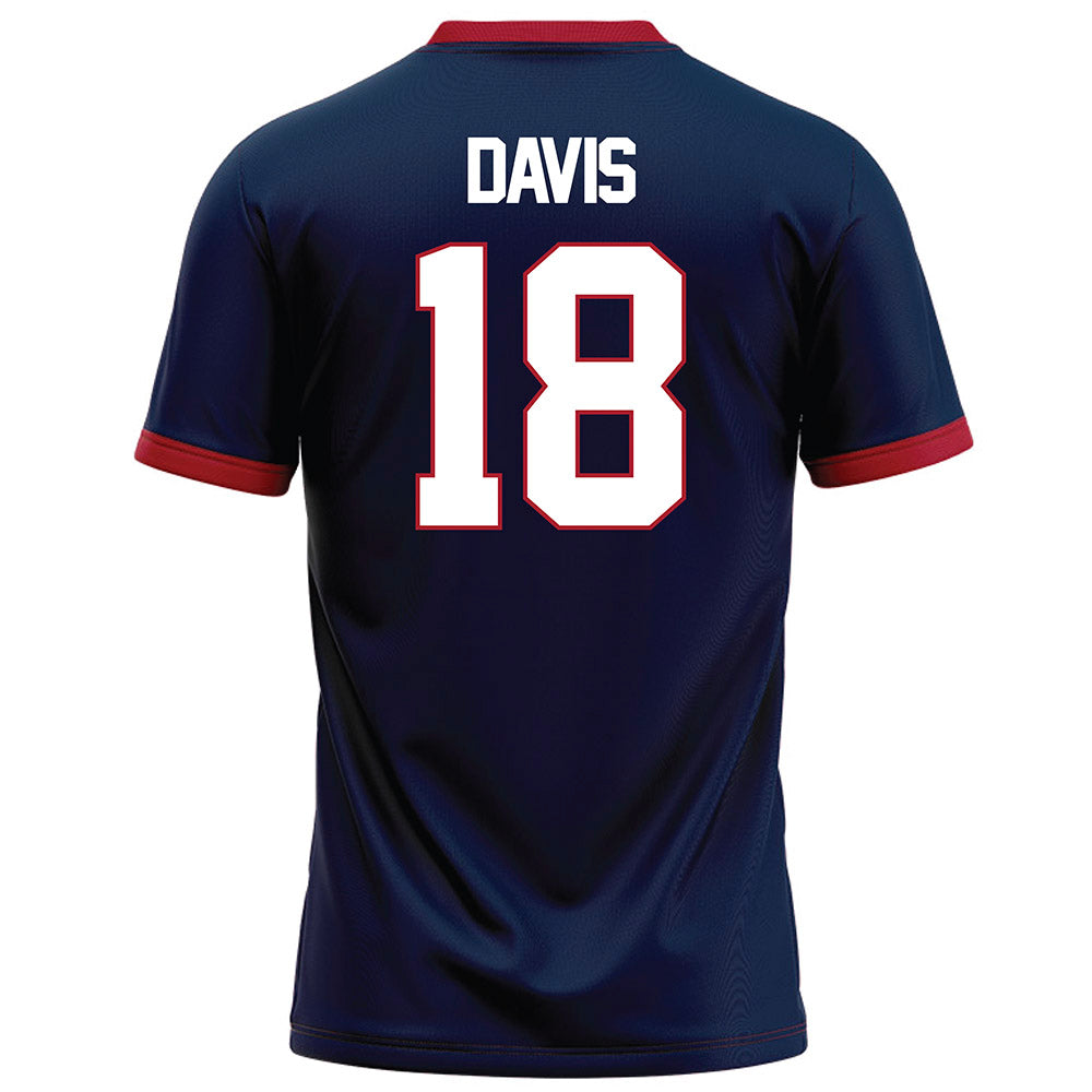 Liberty - NCAA Football : Jachin Davis - Navy Football Jersey-1