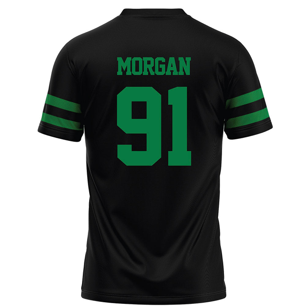 North Texas - NCAA Football : Demetrie Morgan - Black Football Jersey-1