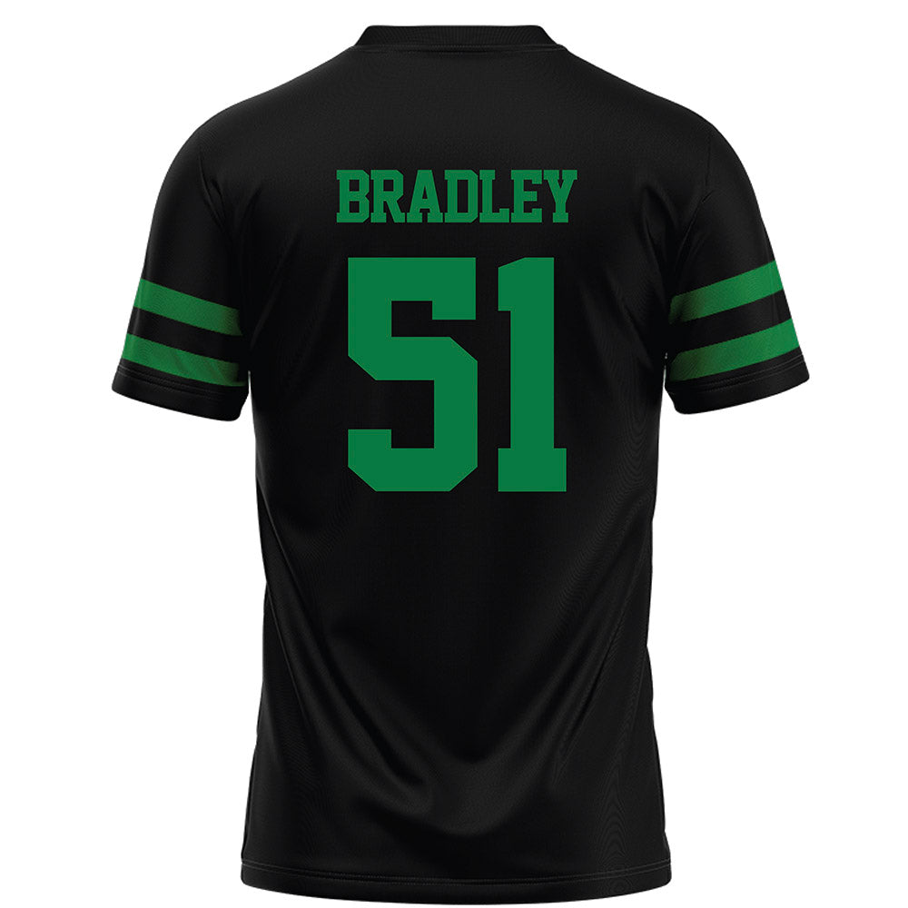 North Texas - NCAA Football : Keelene Bradley - Black Football Jersey-1