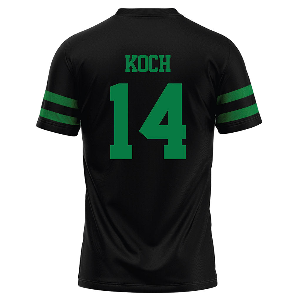 North Texas - NCAA Football : Kyle Koch - Black Football Jersey-1