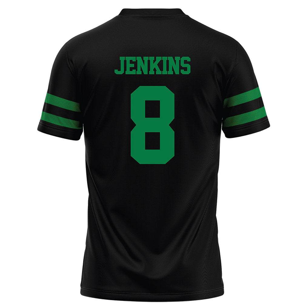 North Texas - NCAA Football : Caden Jenkins - Black Football Jersey-1