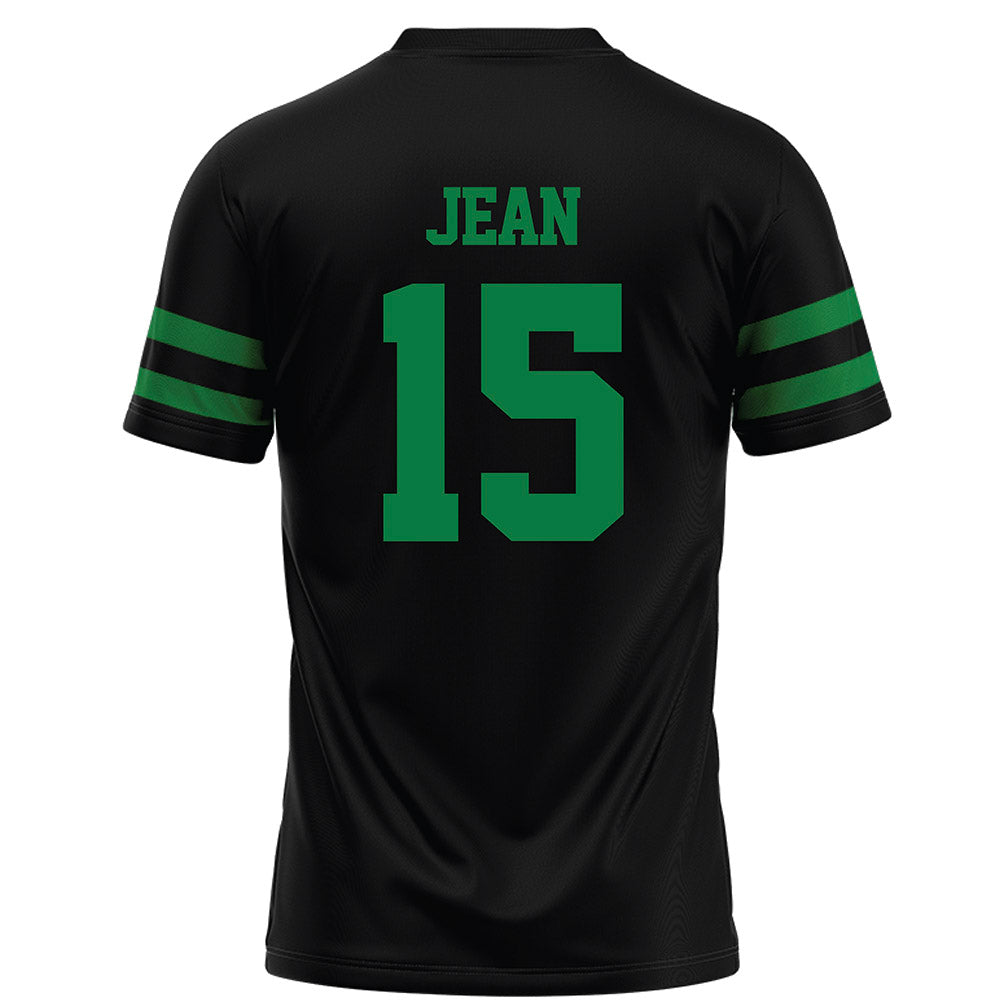 North Texas - NCAA Football : Andy Jean - Black Football Jersey-1