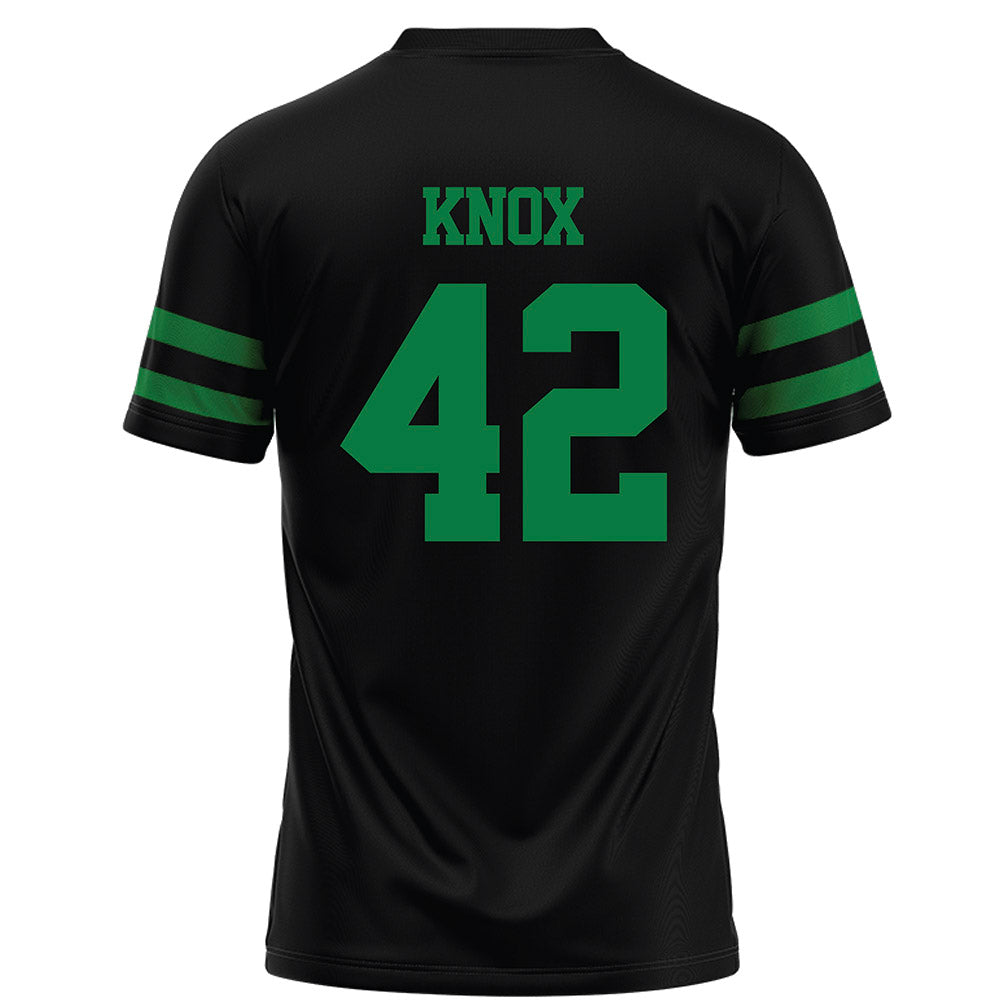 North Texas - NCAA Football : Brayden Knox - Black Football Jersey-1
