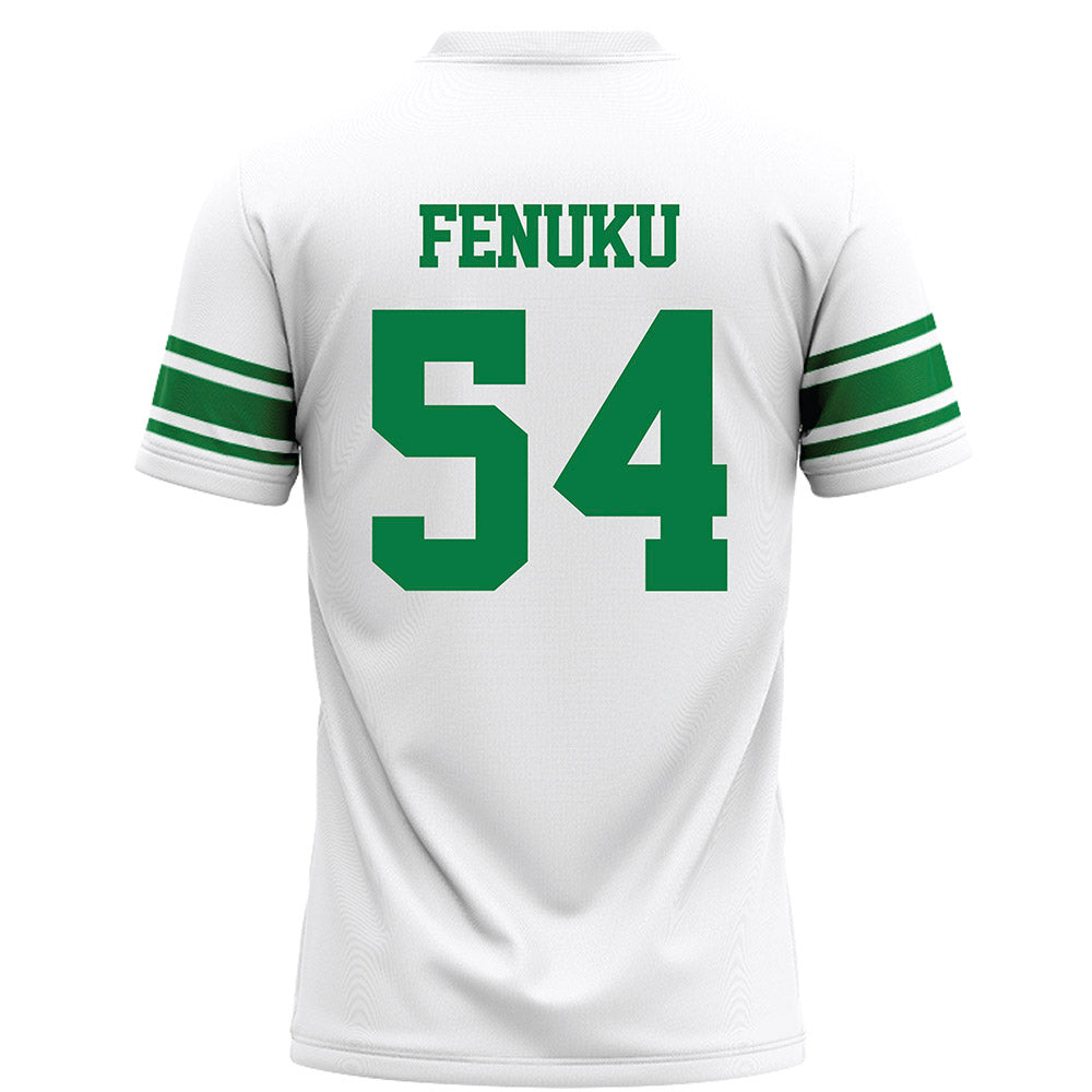 North Texas - NCAA Football : Henry Fenuku - White Football Jersey-1