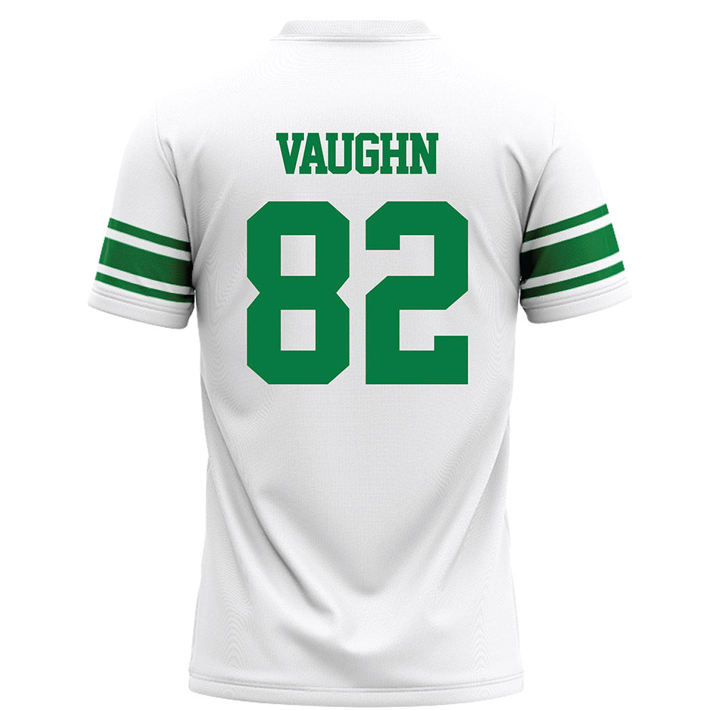North Texas - NCAA Football : Connor Vaughn - White Football Jersey-1