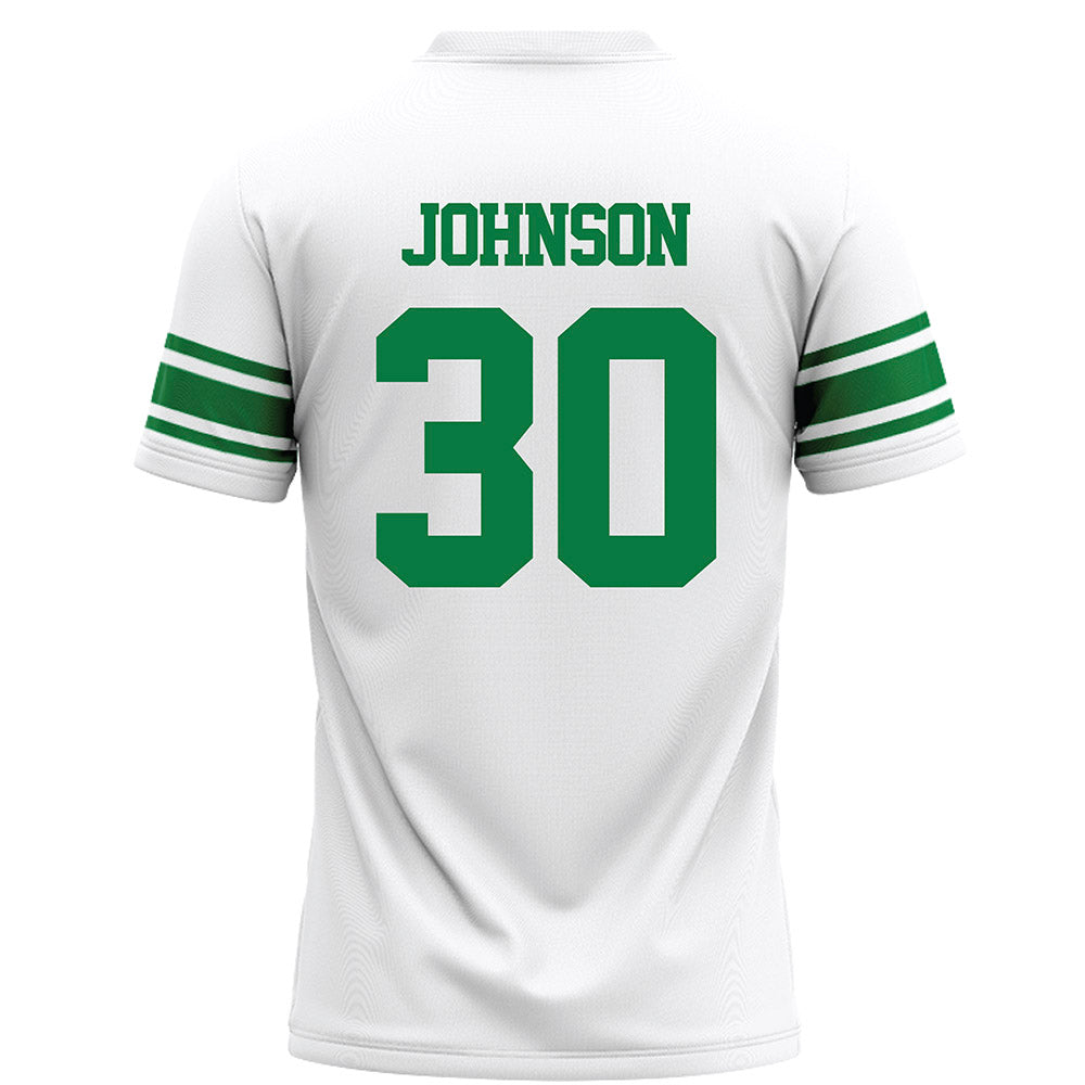North Texas - NCAA Football : Chantz Johnson - White Football Jersey-1