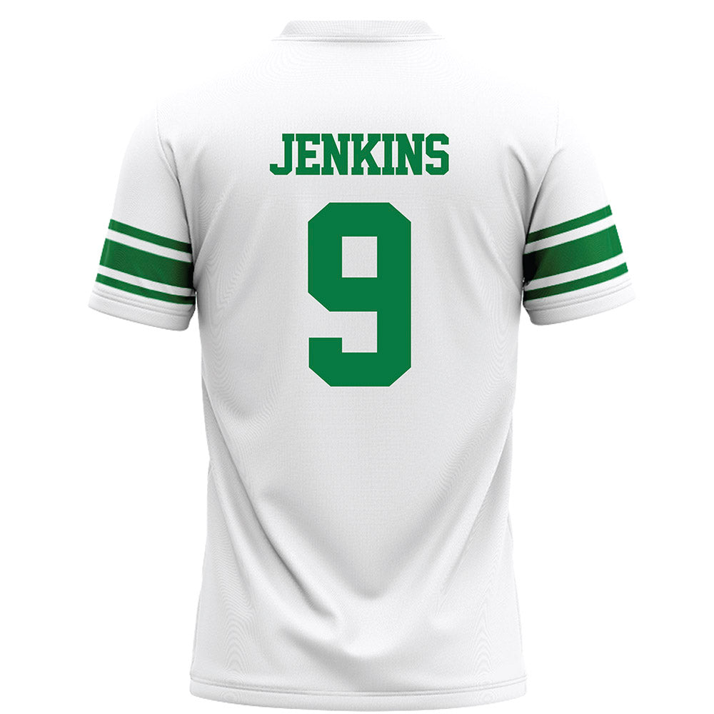 North Texas - NCAA Football : Cameren Jenkins - White Football Jersey-1