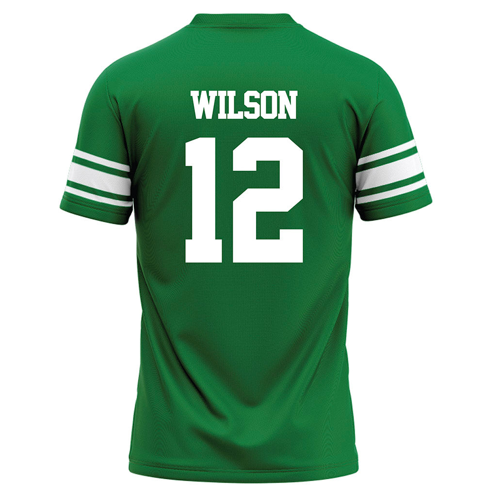 North Texas - NCAA Football : Tyson Wilson - Green Football Jersey-1