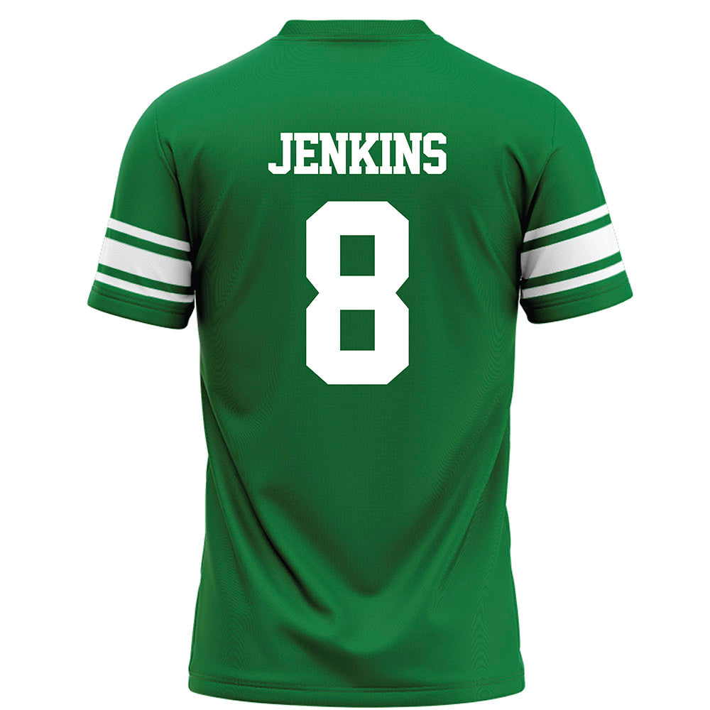 North Texas - NCAA Football : Caden Jenkins - Green Football Jersey-1