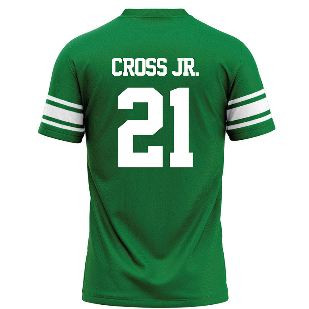 North Texas - NCAA Football : Jason Cross Jr. - Green Football Jersey-1