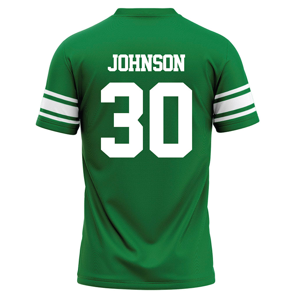 North Texas - NCAA Football : Chantz Johnson - Green Football Jersey-1