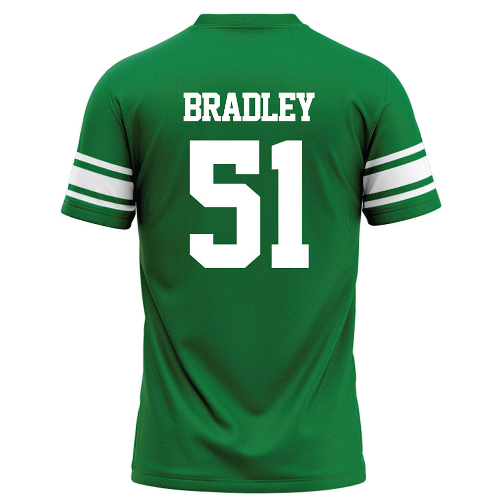 North Texas - NCAA Football : Keelene Bradley - Green Football Jersey-1