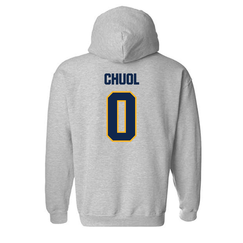 UW Eau Claire - NCAA Football : Yaach Chuol - Classic Shersey Hooded Sweatshirt-1