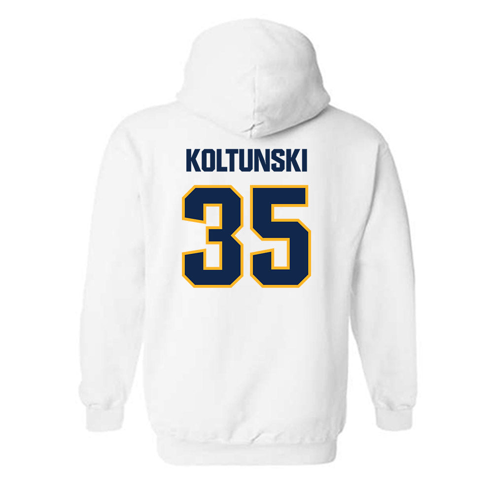 UW Eau Claire - NCAA Football : Tanner Koltunski - Classic Shersey Hooded Sweatshirt-1