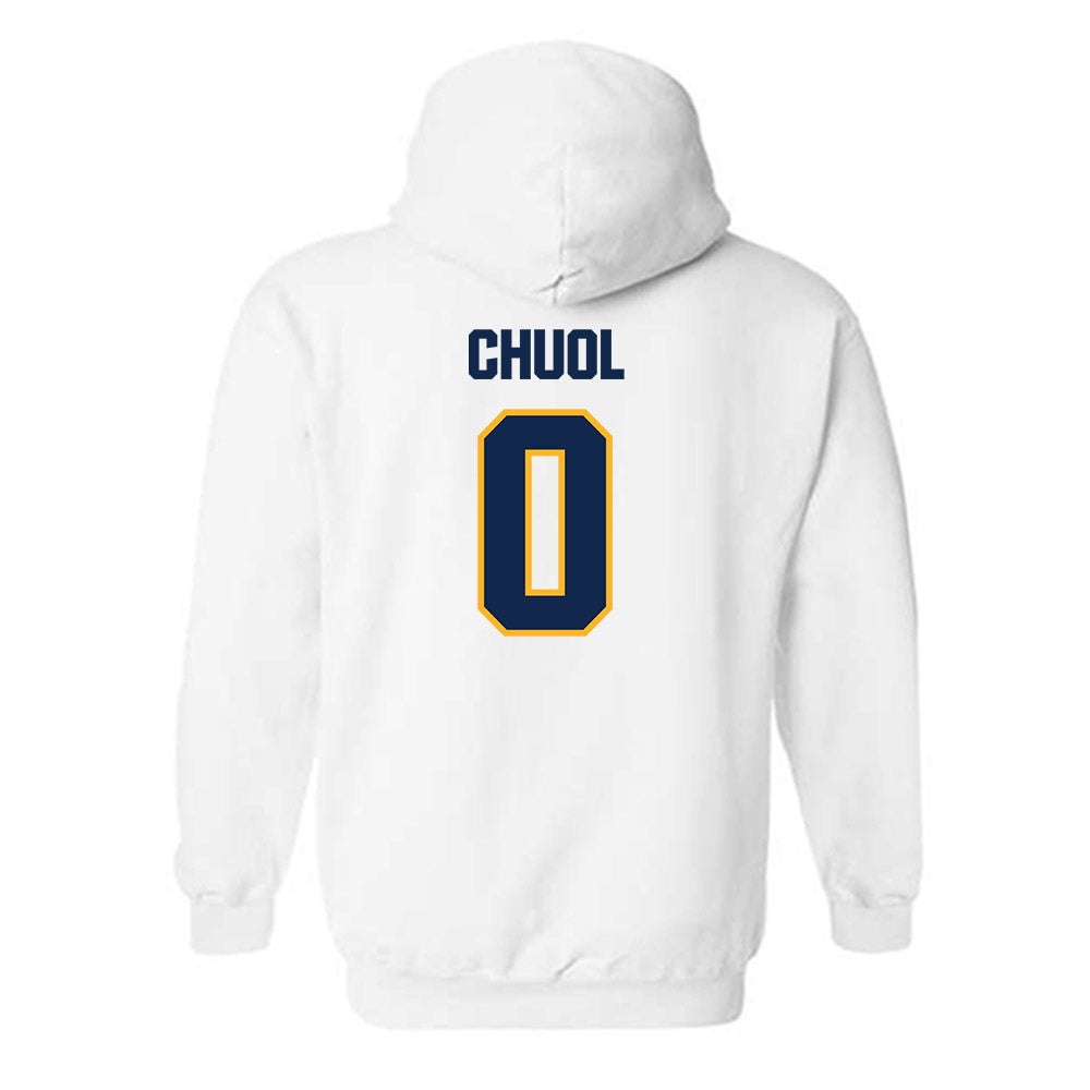UW Eau Claire - NCAA Football : Yaach Chuol - Classic Shersey Hooded Sweatshirt-1